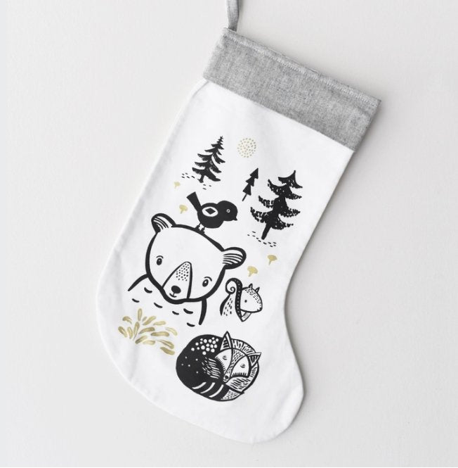 Bear and Friends Stocking - Tadpole