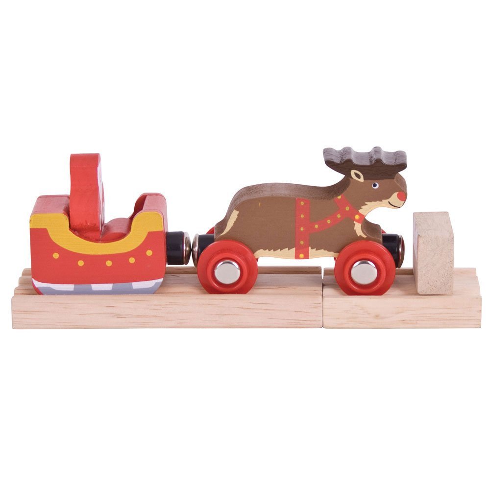 Bigjigs Santa Sleigh with Reindeer - Tadpole