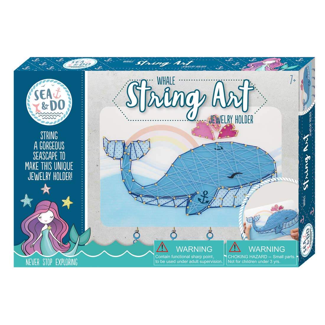 Bright Stripes Light Up Ship in a Bottle - Tadpole