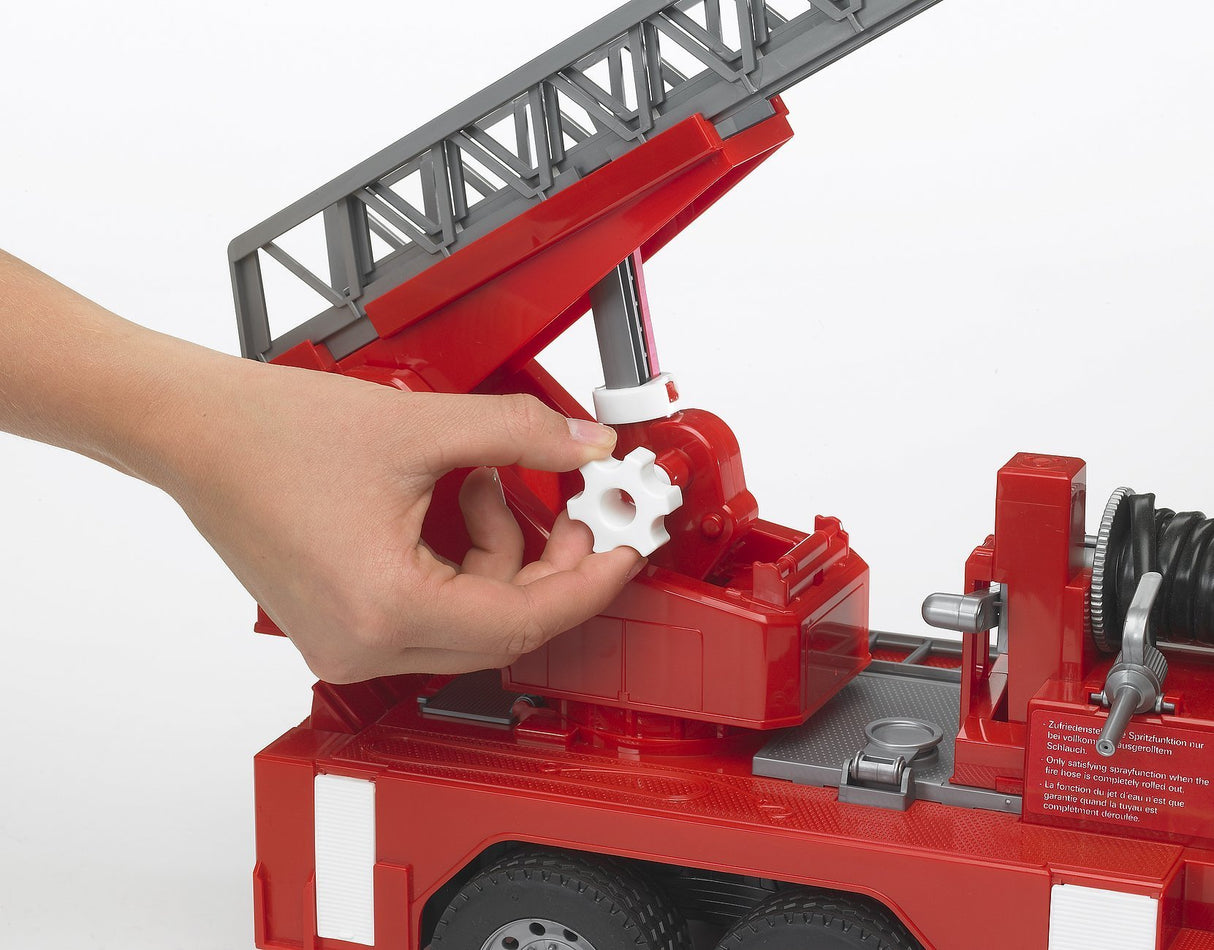 Bruder MAN TGA Fire Engine with Ladder, Water Pump and Light/Sound Module - Tadpole