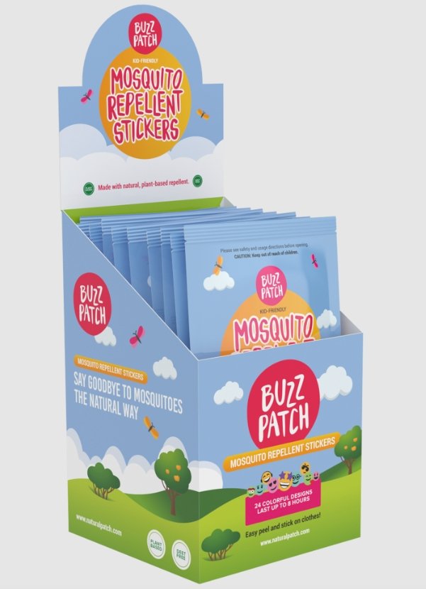 BuzzPatch - Bug, Mosquito and Insect Repellent Stickers - Tadpole