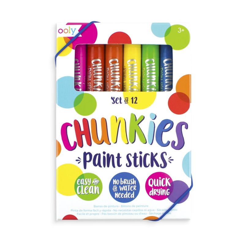 Chunkies Paint Sticks Original Pack - Set of 12 - Tadpole