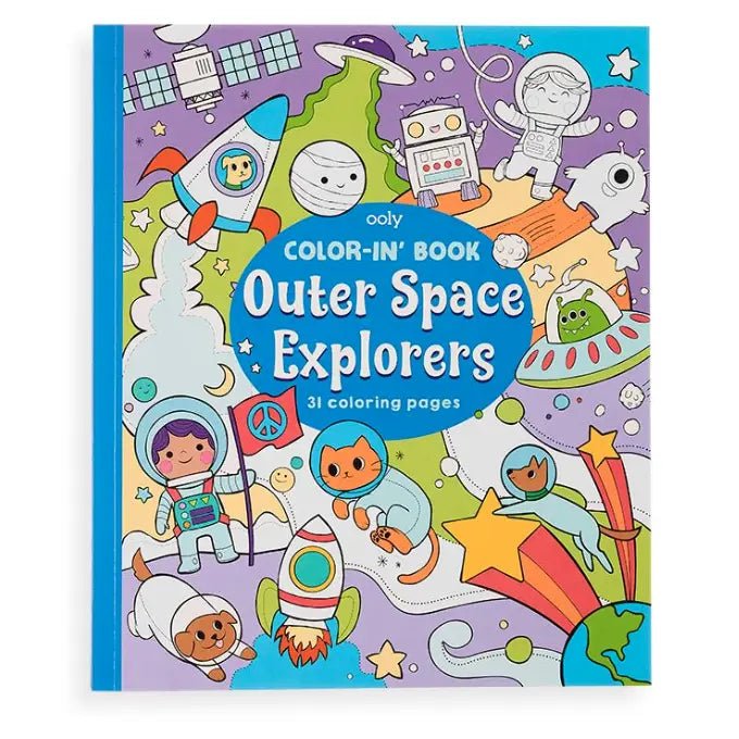 Color-in' Book: Outer Space Explorers - Tadpole