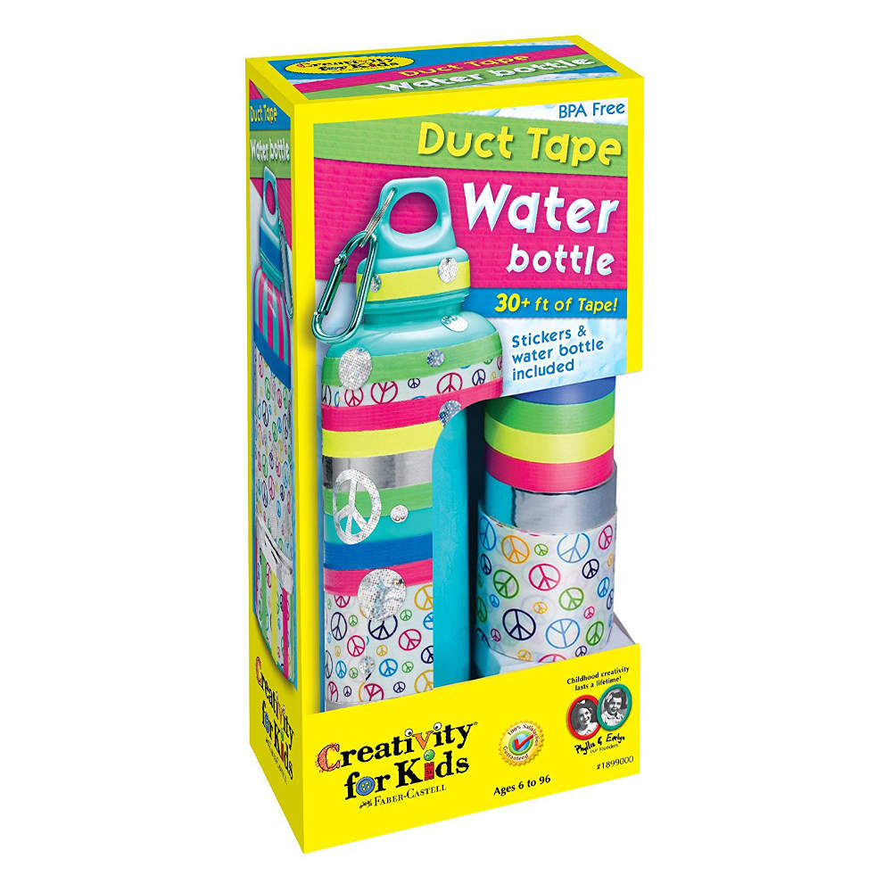 Creativity For Kids Duct Tape Water Bottle - Tadpole