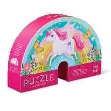 Crocodile Creek 12 Piece Mini Puzzle Sweet Unicorn - Tadpole