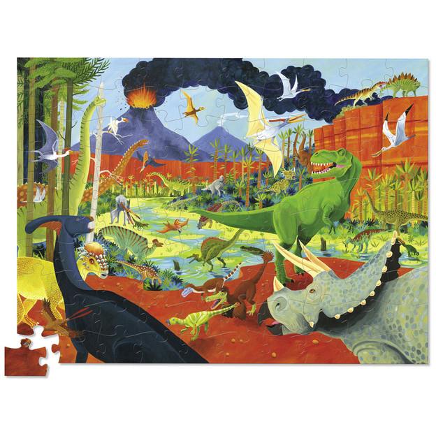 Crocodile Creek 36 Dinosaurs Puzzle (100 Pieces) - Tadpole