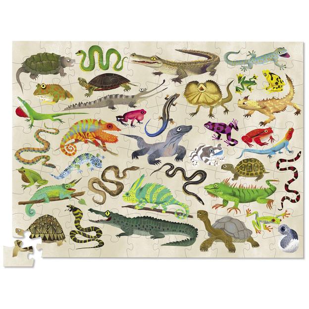 Crocodile Creek 36 Reptiles Puzzle (100 Pieces) - Tadpole