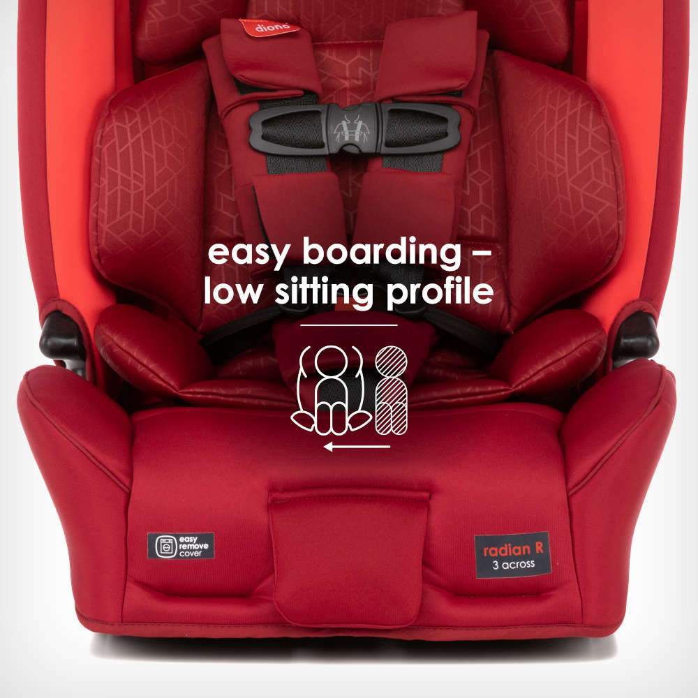 Diono Radian 3RXT Latch 3-Across All-in-One Convertible Car Seat - Tadpole