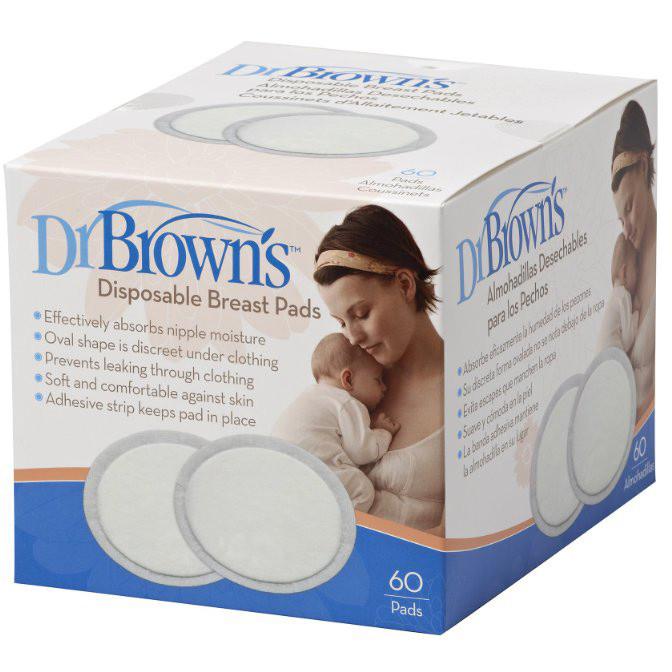 Dr. Brown's Disposable One-Use Absorbent Breast Pads for
