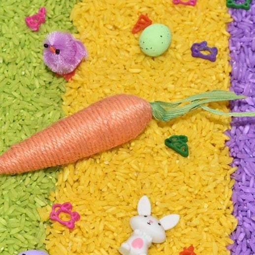 Easter Sensory Bin - Tadpole