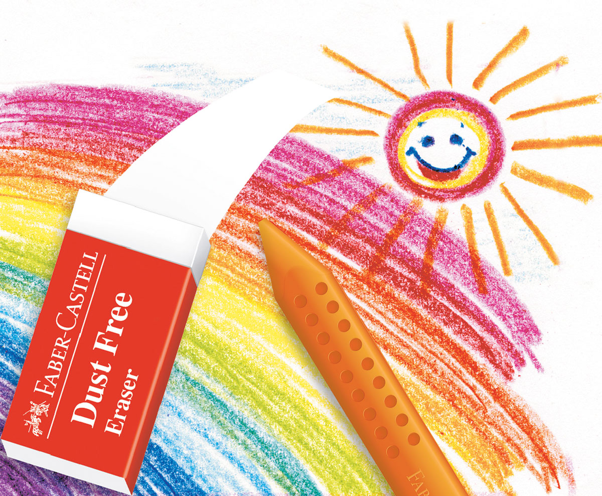 Faber Castell Grip Erasable Crayons - Tadpole