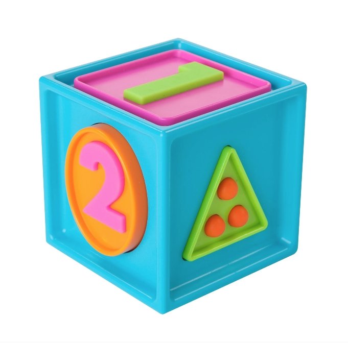 Fat Brain Smarty Cube 1-2-3 - Tadpole