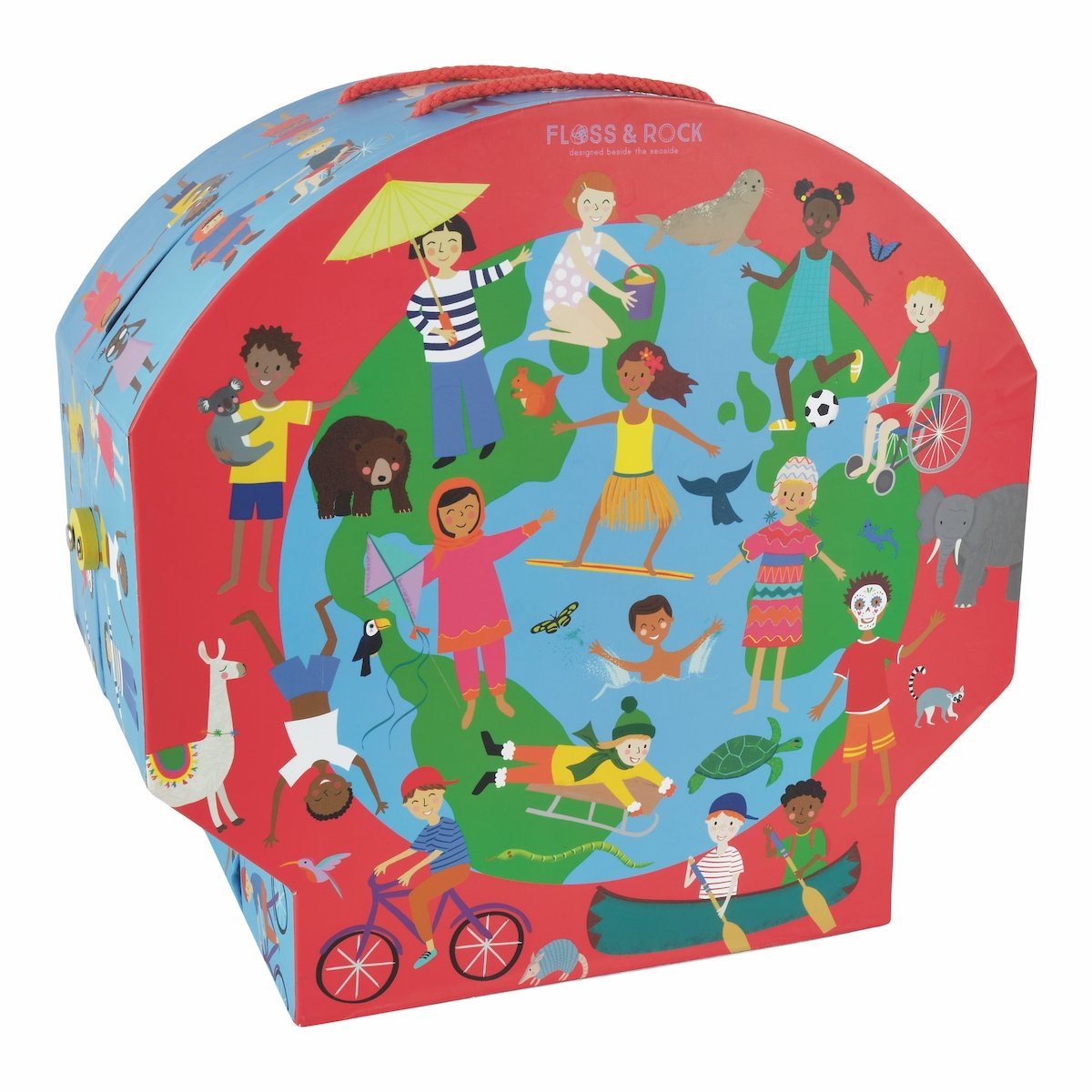 Floss & Rock Play Box with Wooden Pieces - One World - Tadpole