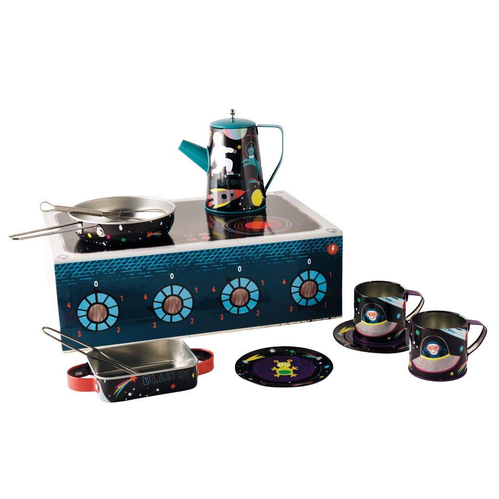 Floss & Rock Space Tin Kitchen Set - Tadpole