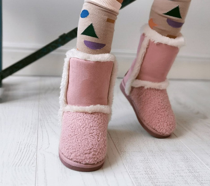 Girls Eskimo Winter Boots - Lemonade Pink - Tadpole