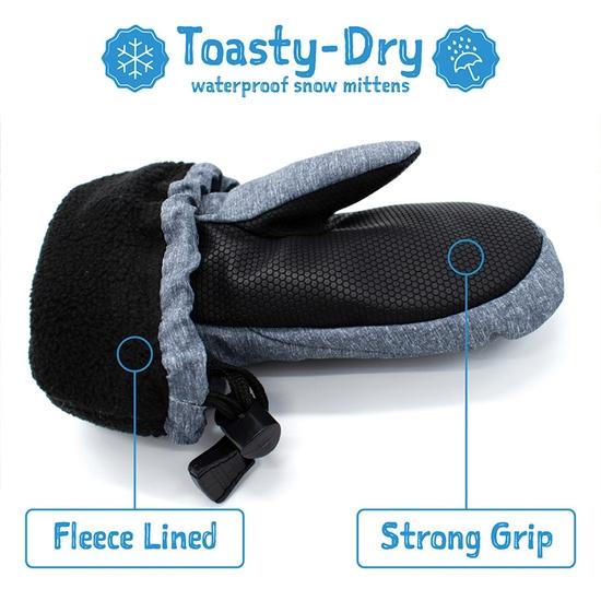 Heather Grey | Toasty-Dry Waterproof Mitten - Tadpole