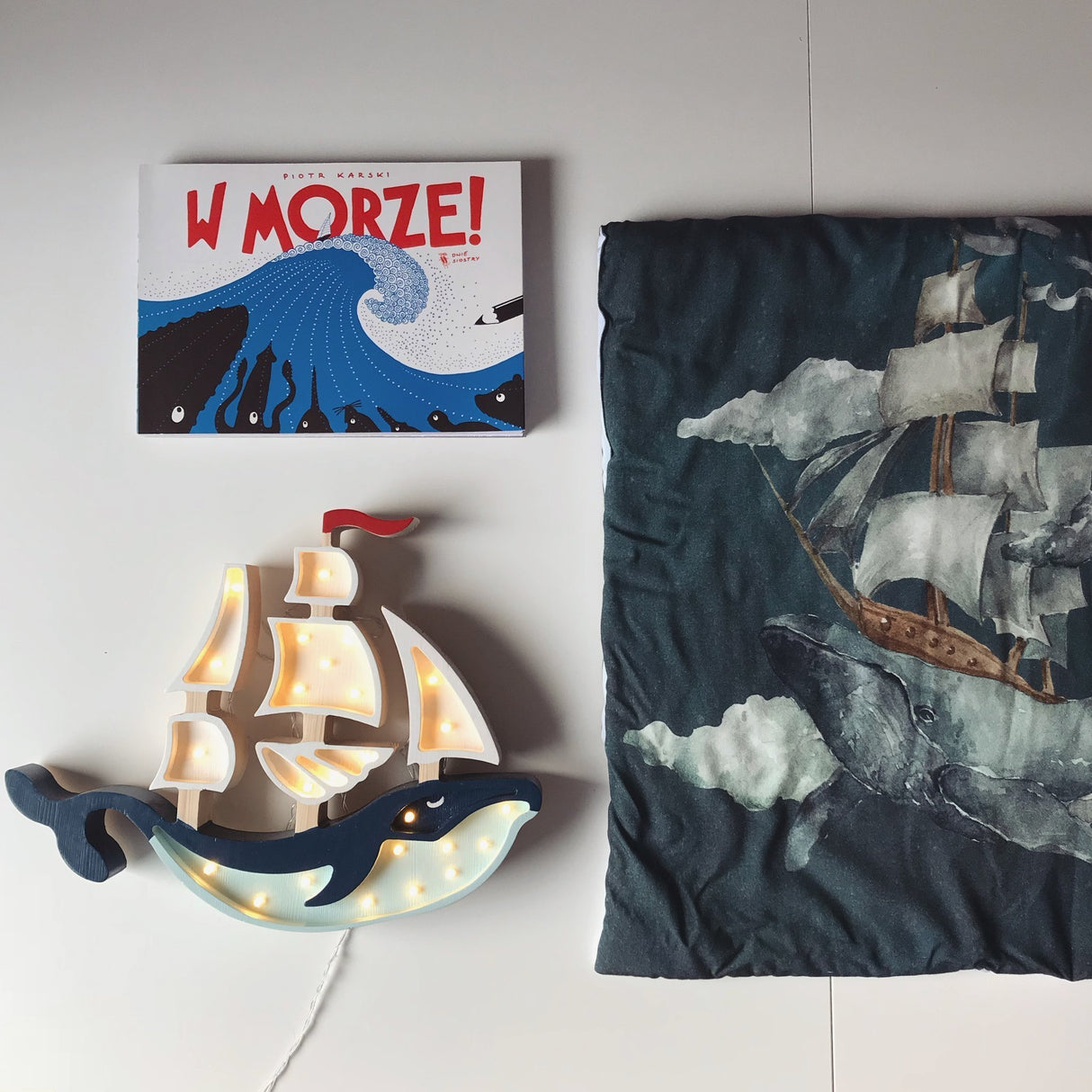 Little Lights Whale Ship Lamp - Tadpole
