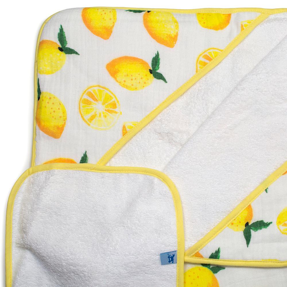 Little Unicorn Hooded Towel & Washcloth Set - Tadpole