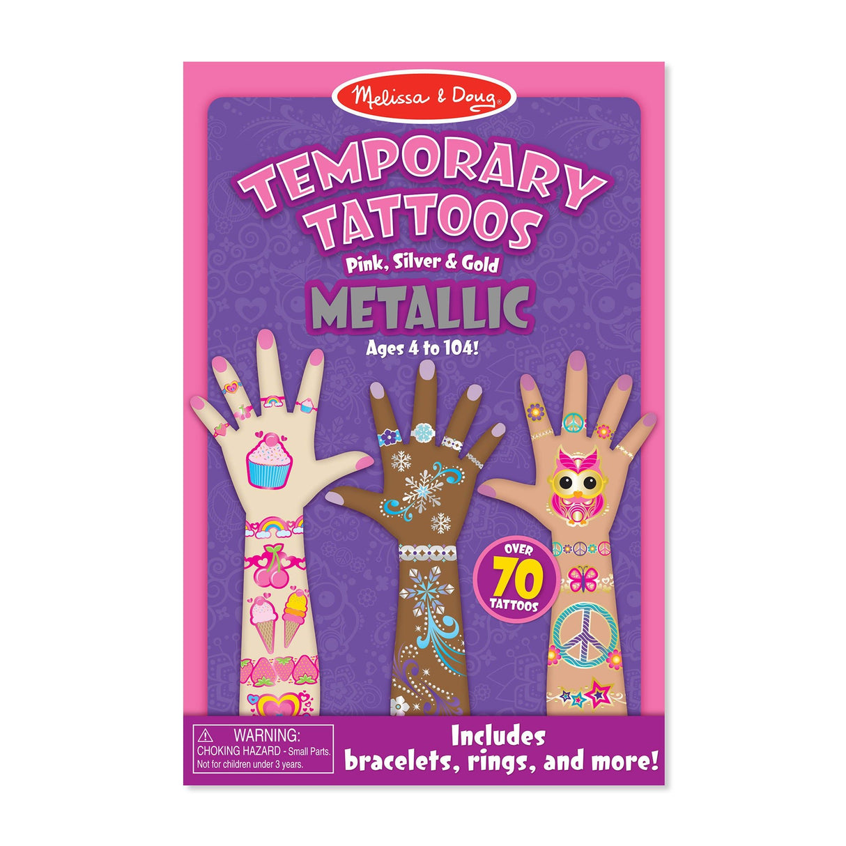 Meliissa & Doug Temporary Tattoos - Metallic - Tadpole