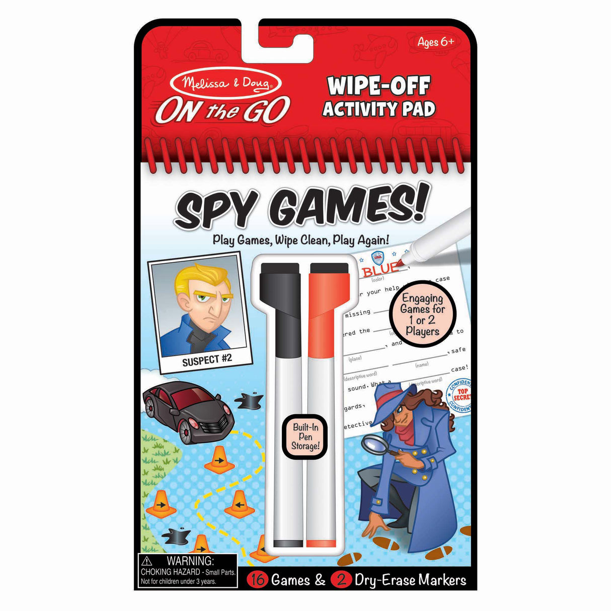 Melissa & Doug Activity Pad- Spy - Tadpole