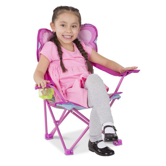 Melissa & Doug Cutie Pie Butterfly Camp Chair - Tadpole