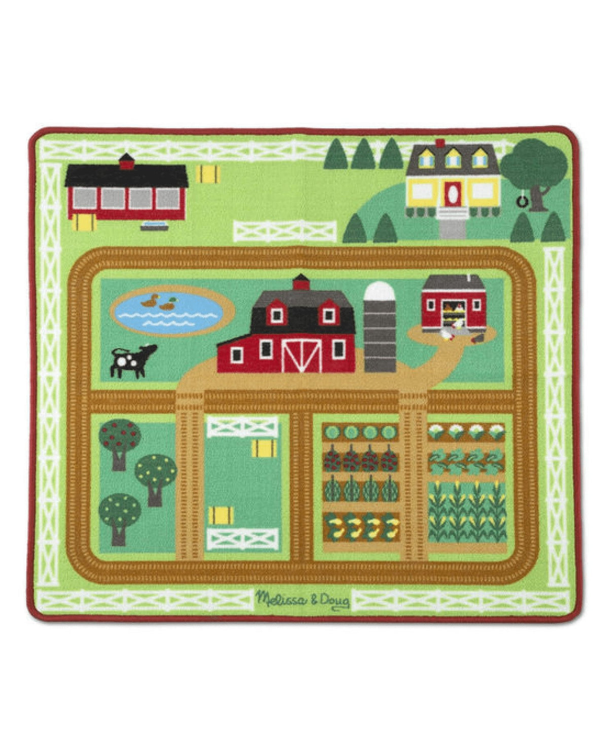 Melissa & Doug Farm Rug - Tadpole