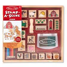 Melissa & Doug Stamp-a-Scene Farm - Tadpole