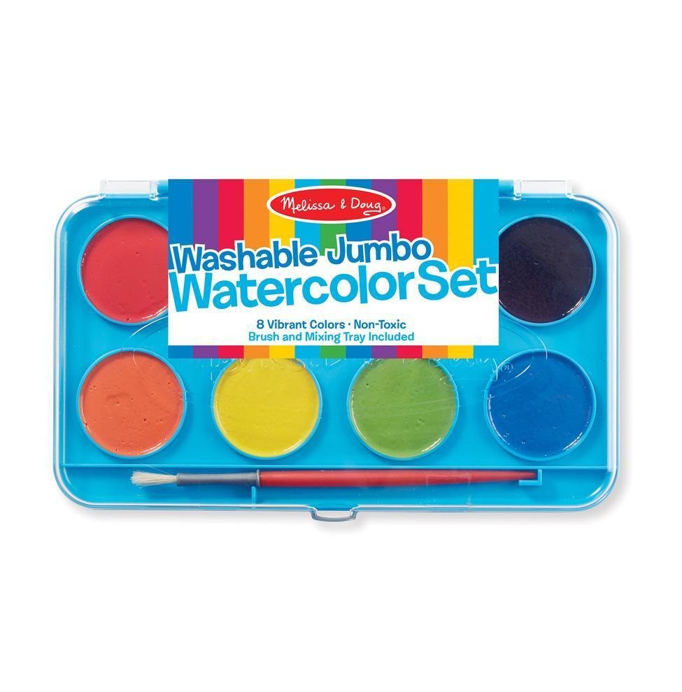 Melissa & Doug Washable Jumbo Watercolor Set - Tadpole