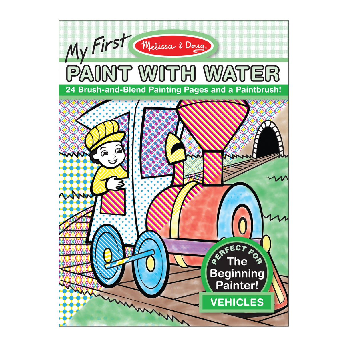 My First Paint with Water - Vehicles - Tadpole