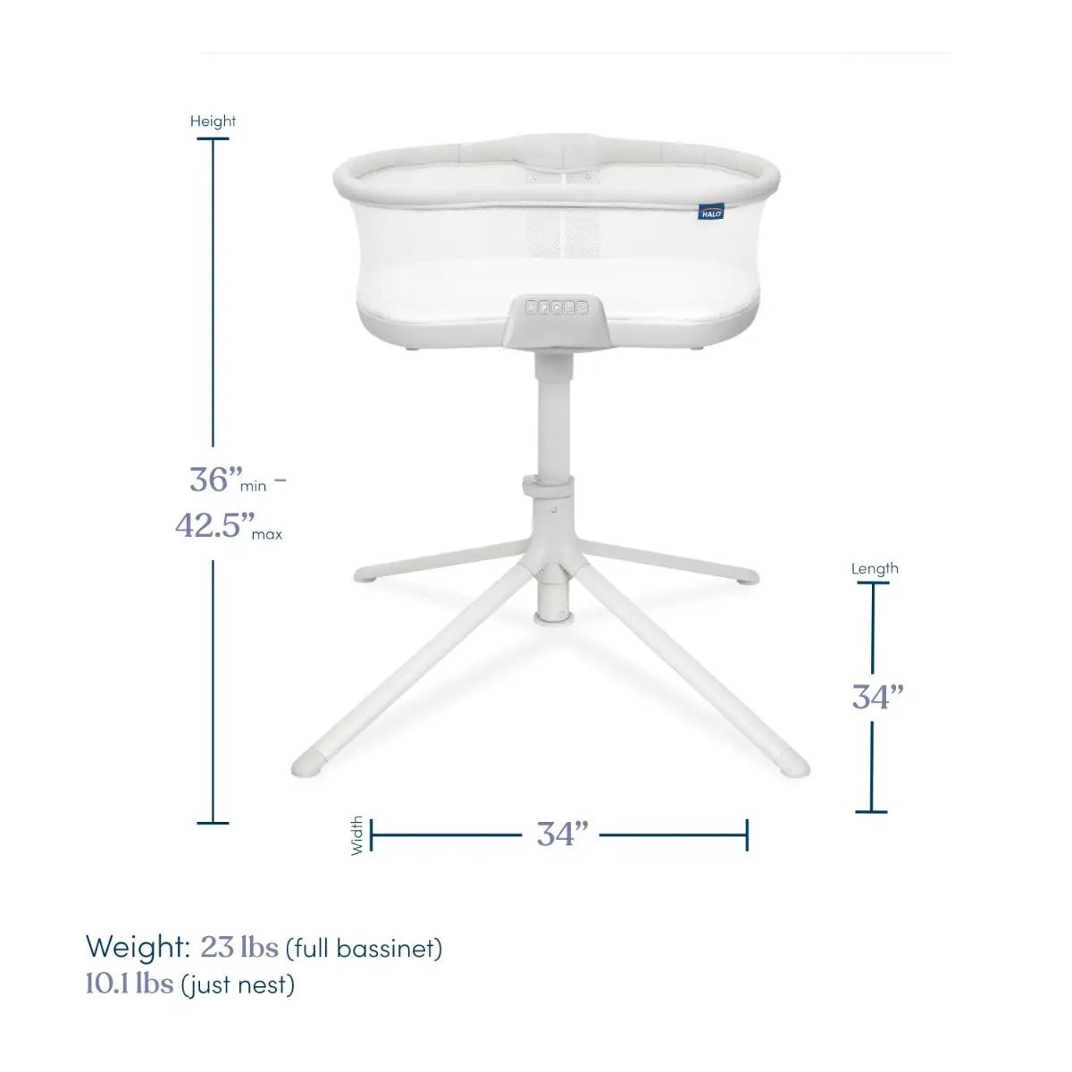 NEW! HALO Bassinest 3.0 Soothing Swivel Sleeper - Tadpole