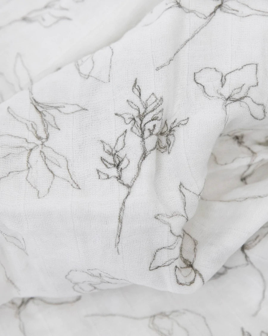 Organic Cotton Muslin Swaddle Blanket Set - Tadpole