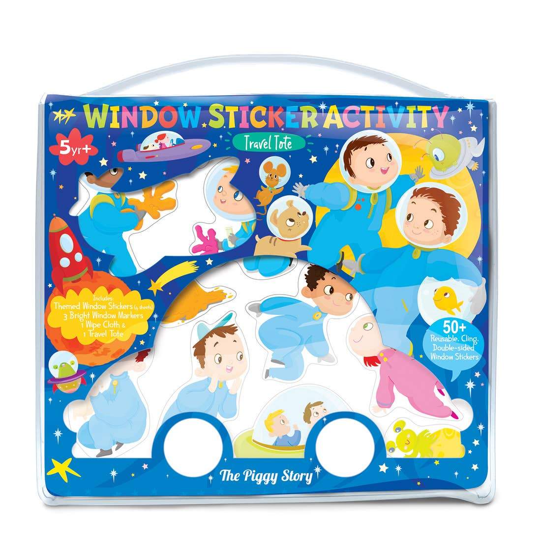 Piggy Story Window Sticker Activity - Tadpole