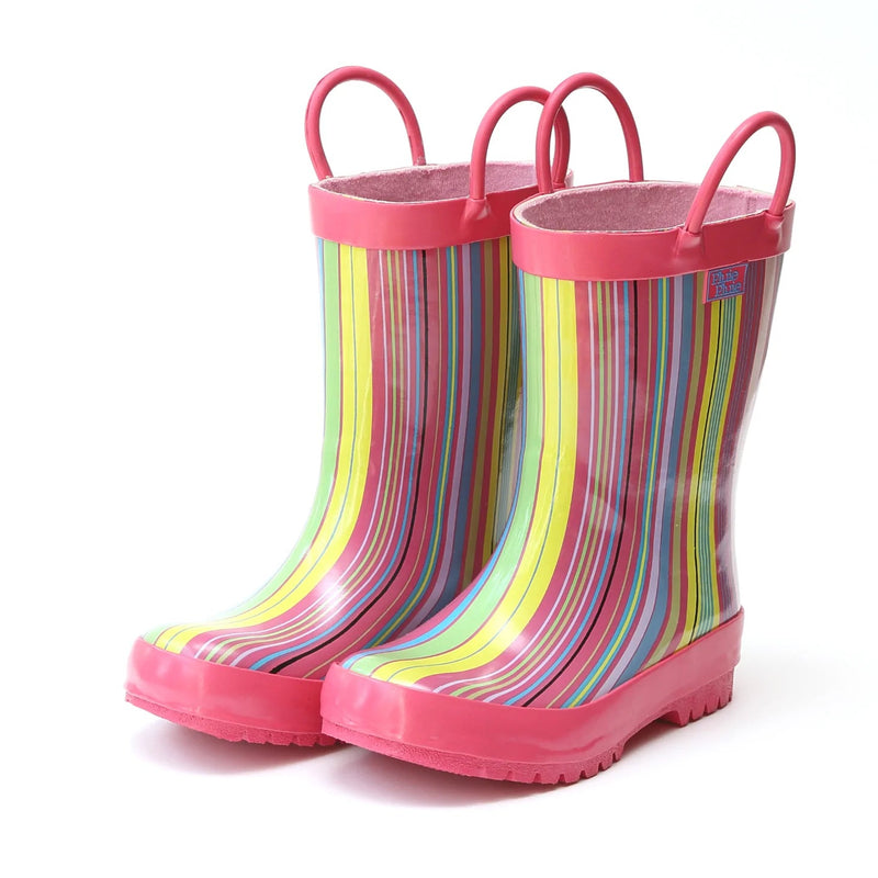 Pluie Pink Stripe Rain Boot - Tadpole