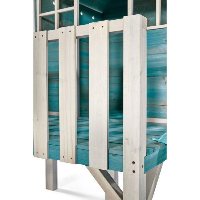 Plum® Boathouse Wooden Playhouse- Teal - Tadpole
