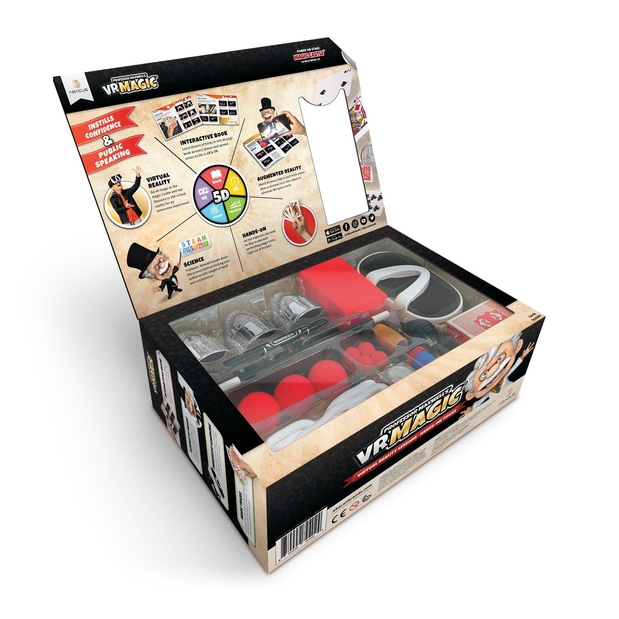 Professor Maxwell's Virtual Reality Magic Trick Set for Kids - Tadpole