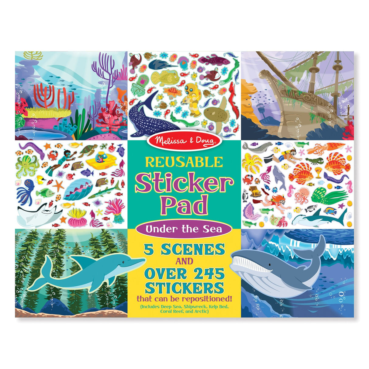 Reusable Sticker Pad - Under the Sea - Tadpole