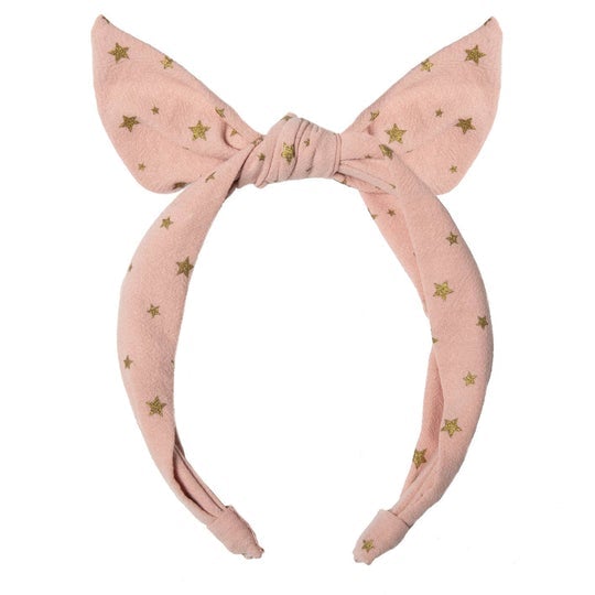 Rockahula Kids Scattered Stars Tie Headband (Pink) - Tadpole