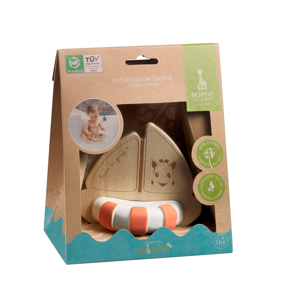 So Pure Rubberwood Boat - Tadpole