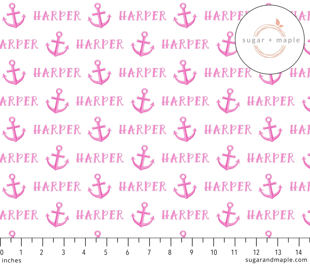 Sugar + Maple Small Blanket & Hat Set - Anchor Pink - Tadpole