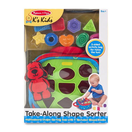 Take-Along Shape Sorter Baby and Toddler Toy - Tadpole