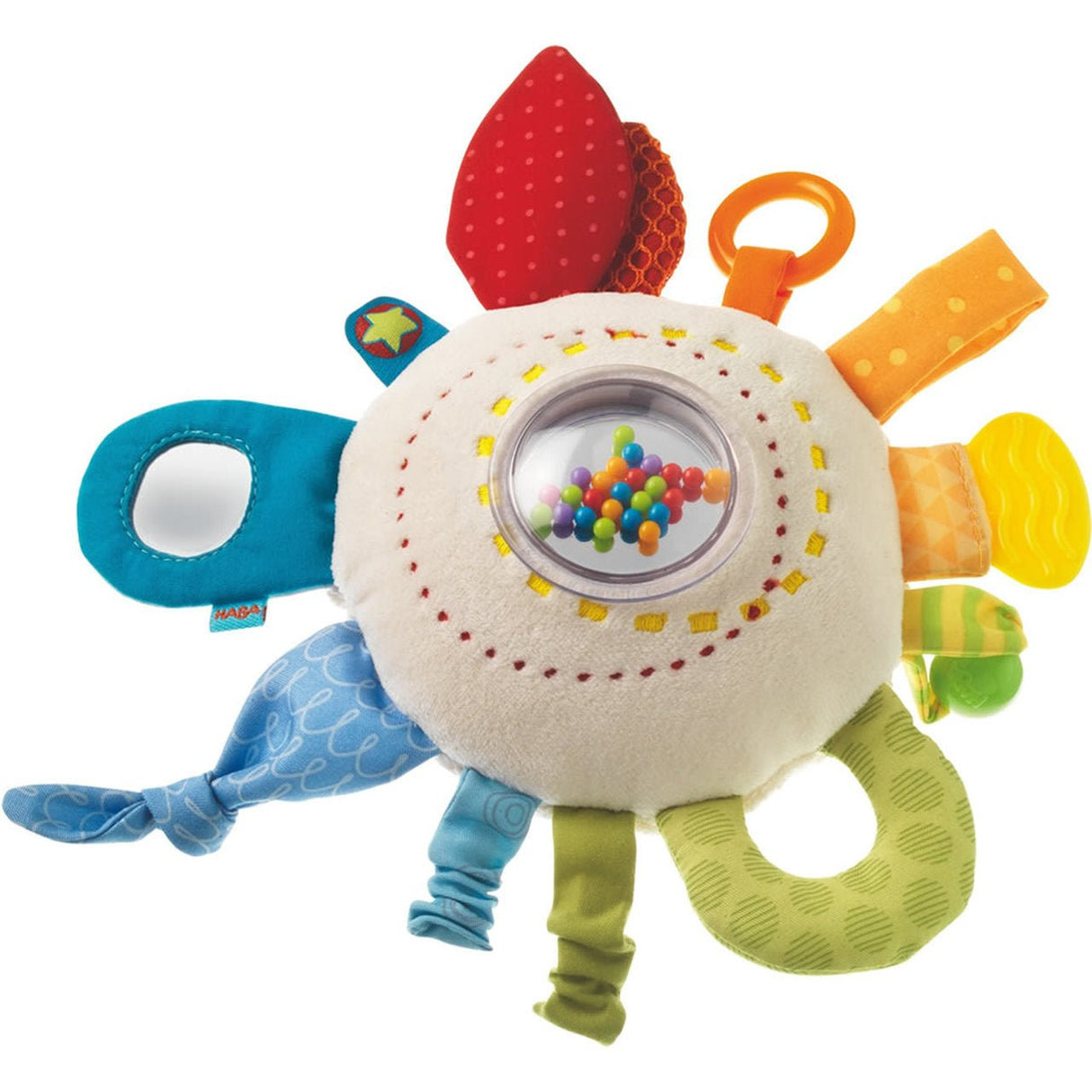 Teether Cuddly Rainbow Round - Tadpole