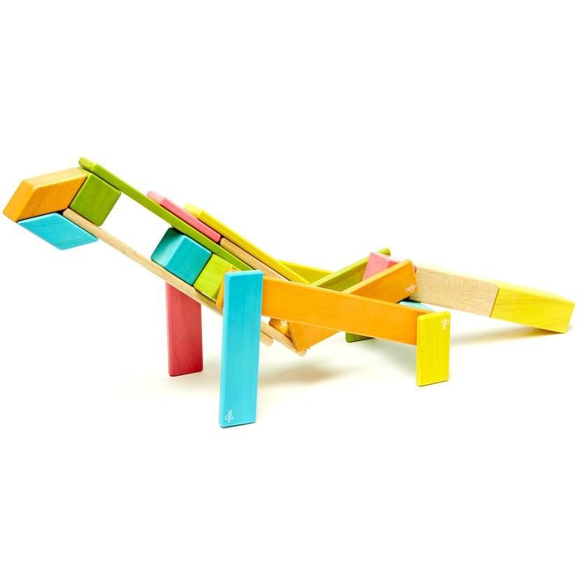 Tegu 24-Piece Magnetic Block Set - Tints - Tadpole