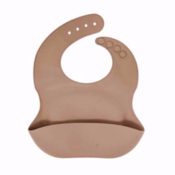 The Dearest Grey BIB | Camel - Tadpole