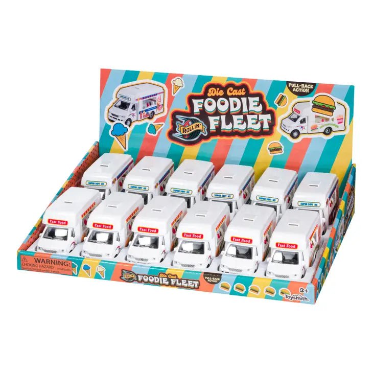 Toysmith Foodie Fleet Diecast Toy Food Trucks - Tadpole