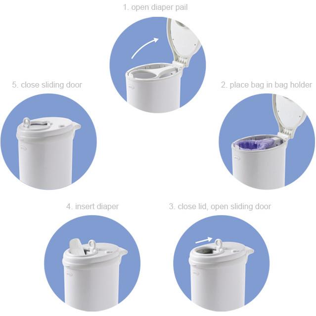 Ubbi Diaper Pail - Tadpole