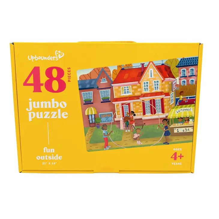 Upbounders Fun Outside - 48 Piece Puzzle for Kids, Ages 4-8 - Tadpole