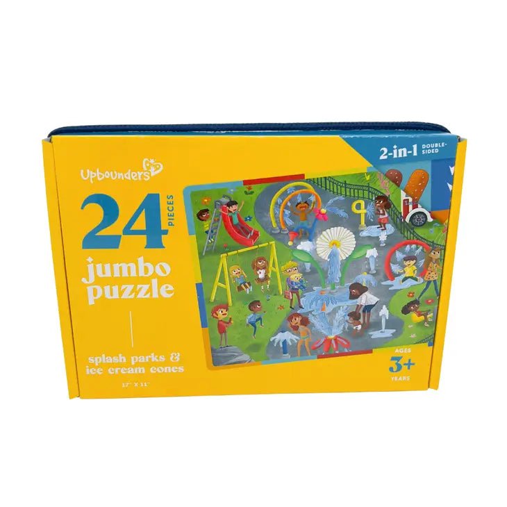 Upbounders Splash Park - 24 Piece, 2-sided Jumbo Puzzle - Tadpole