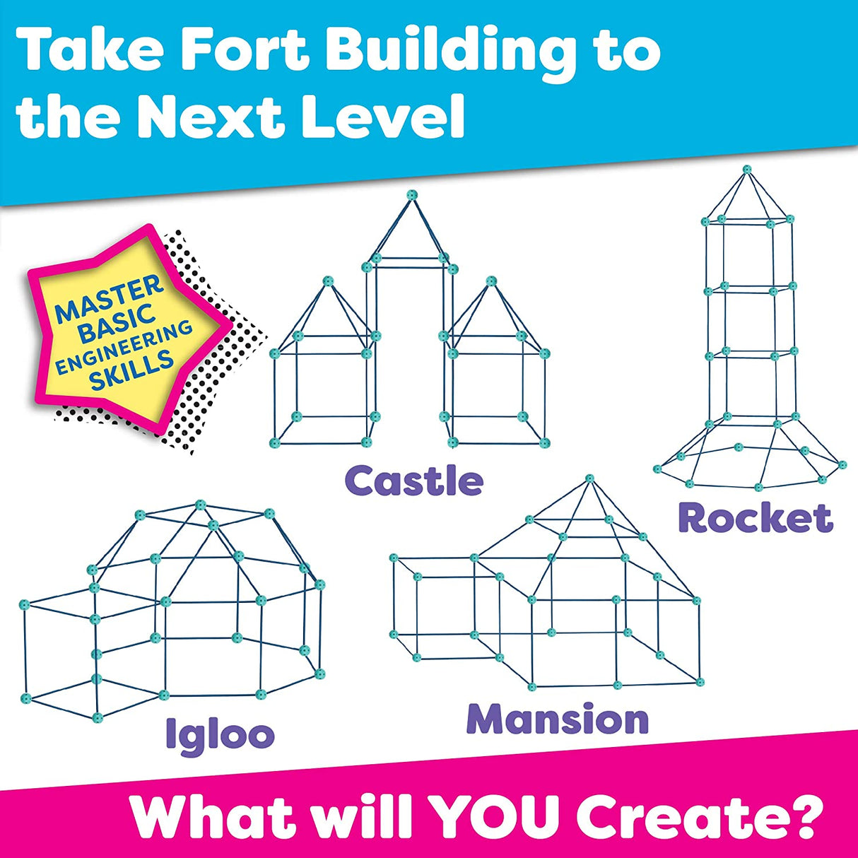 USA Toyz Build A Fort Kit - Tadpole