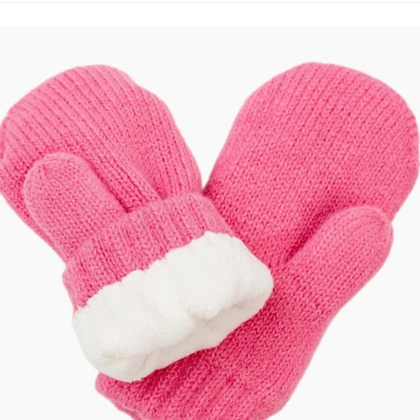 Watermelon Pink | Knit Mittens - Tadpole