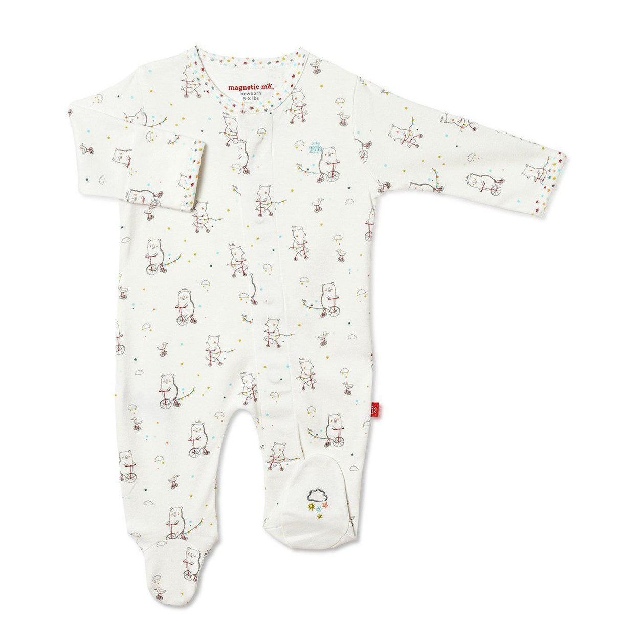 Welcome Baby Organic Cotton Footie - Tadpole